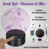 personnalisathion socle led lampe veilleuse deco 2026 samson