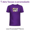 personnalisathion tshirt enfant mauve 7 geants photos