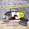 personnalisation sacoche petanque aigle deux tetes