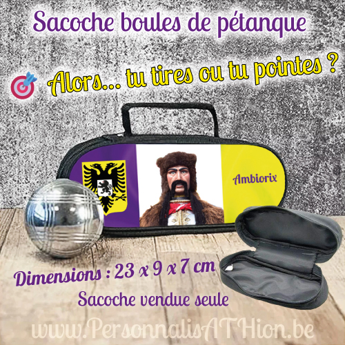 personnalisation sacoche petanque ambiorix