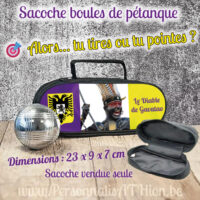 personnalisation sacoche petanque diable