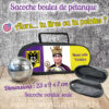 personnalisation sacoche petanque mademoiselle victoire