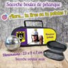personnalisation sacoche petanque monsieur goliath