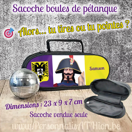 personnalisation sacoche petanque samson