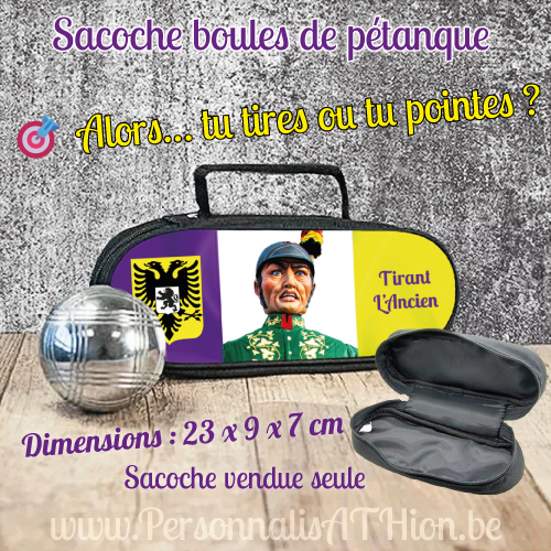 personnalisation sacoche petanque tirant