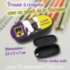 personnalisation trousse crayons diable gavatao