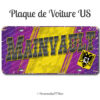 plaque voiture mainvault personnalisathion