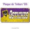plaque voiture ostiches visuel
