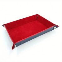 plateau pliable rectangle rouge