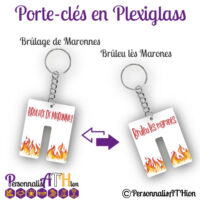 porte cles marronne personnalsiathion
