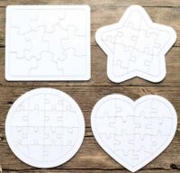 puzzle 4formes carre rond coeur etoile