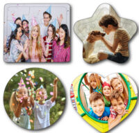 puzzle 4formes carre rond coeur etoile personnalisathion