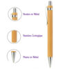 stylo bille bois bambou details