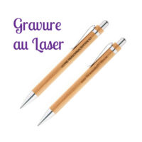 stylo bille bois bambou personnalisation