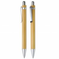 stylo bille bois bambou profil face