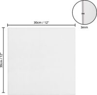 toile 30x30 carre dimenssion