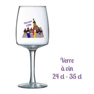 verre a vin ducasse 7 geants personnalisathion