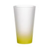 verre depoli degrade 450 ml degrade citron