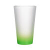 verre depoli degrade 450 ml degrade vert